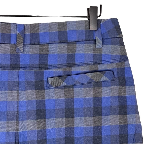 Lululemon Shorts Mens 34 x 10" Kahuna 2.0 Plaid Print Flat Front Performance - Picture 9 of 12